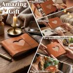 Eaasty What I Love About You Book with Photo Heart Cover, 50 Fill-in-the-Blank Reasons, Personalized Romantic Gift for Boyfriend, Girlfriend, Husband, Wife, Valentine's Day Anniversary