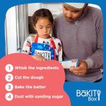 BāKIT Box Hexagon Honeycomb Sugar Cookie Decorating Kit – STEM Baking Gift for Kids Ages 5–12, Homeschool Geometry & Bee Habitat Activities, Educational Cookie Kit for Boys & Girls