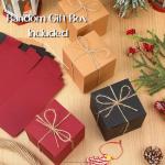 Personalized Christmas Ornament – Custom Name Glitter Ball, Shatterproof Plastic, Sizes, Includes Gift Box – Holiday Tree Decoration (4'', Red)