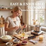 FUHITIM Soy Candle Wax Kit for Candle Making 10 lbs Bag, Premium Natural Soy Wax Flakes, No additives and Pure, 100 Cotton Candle Wicks, Fragrance Oils, Dried Flowers & Pigment Colors