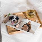 Personalized Photo Album 8x8" Hard Cover - Print Your own Memory Book, Photo Gifts (10 Photos)