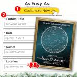 Personalized Star Map Art Print for Special Occasions