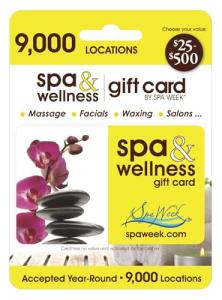 Spa Week Gift Card