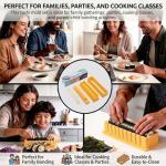 Sushi Maker – DIY Sushi Making Kit with Chopsticks, Thickened & Extended Sushi Mold Design for Easy Low-Fat Round Rolls, Perfect for Family, Parties & Cooking Classes, Ideal Gift for Food Lovers