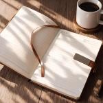 WANDER PRINTS Personalized Leather Notebook Set - Graduation Keepsake Journal with Pen, Custom Name Congrats Grad Gift Idea, Class of 2026 Memory Book, Senior Celebration - Behind You All Memories Congrats Grad