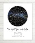 Personalized Star Map - Custom (Multiple Sizes - Unframed Print, Star Constellation Wall Art, Great Gift - Special Occasion, Engagement, Wedding, Birthday, Anniversary)
