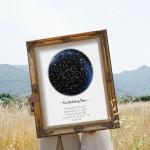 Personalized Star Map - Custom (Multiple Sizes - Unframed Print, Star Constellation Wall Art, Great Gift - Special Occasion, Engagement, Wedding, Birthday, Anniversary)