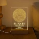 Custom Star Map by Date - Personalized Constellation Map Night Light Wedding Date Night Anniversary Couple Gifts for Him Custom StarChart, Valentines Day