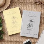 HHLYN14 Personalized College Graduate Gift, The Next Chapter Journal, Custom Name Flower Notebook, University Senior Class of 2026 Keepsake, Floral Graduation Memory Book for Her