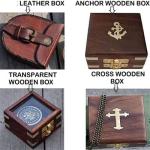 Personalized Compass, Custom Engraved Handmade Working Compass, Gifts for Men for Anniversary Fathers Day Christmas Birthday Valentines Day and Graduation Baptism