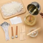 Candle Making Kit for Beginners, Soy Wax Candle Making Supplies with Natural Soy Wax, Essential Oils, Melting Pot, Candle Dye & Candle wicks ,Wick placing tube ,DIY Home Craft Gift for Adults & Women