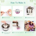 OFUN Candle Making Kit for Adults,Candle Making Supplies with Beewax, Fragrance Oil, Beeswax Dye Blocks, Melting Pot etc DIY Candle Craft Tools for Women Friend Family