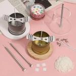 Candle Making Kit for Beginners, Soy Wax Candle Making Supplies with Natural Soy Wax, Essential Oils, Melting Pot, Candle Dye & Candle wicks ,Wick placing tube ,DIY Home Craft Gift for Adults & Women