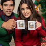 Adventure Time Coffee Mug, Custom Camping Mug With Names, Couple Coffee Cup For Adventure Lovers, Personalized Camping Gifts For Friends, Customized Campfire Travel Tea Mug, White Mug