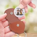 Custom Leather Pocket Hug for Daughter - Sentimental Gift