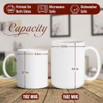 Personalized Couple Adventure White Cup, Custom Name Outdoor Enthusiasts Coffee Mug 11oz, Customized Hiking Themed Ceramic Mug For Couple, Gift For Hiking Lover On Birthday Christmas