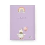 Hilis Custom One Silly Goose 1st Birthday Guest Book, Personalized Baby Boy or Girl Memory Keepsake Journal, A5 Hardcover Lined Notebook Gift D228A