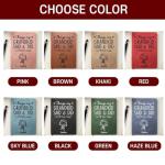 Things My Grandkids Said & Did - Personalized Leather Journal, Personalized Grandma Granddad Life Journal, Custom Grandkid Name Notebook, Grandparent Story Book,Mothers Day Gift Grandpa Memory Journal