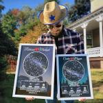 Custom Star Map for Anniversary - Premium Glossy Acrylic - The Night We Met Personalized Constellation Chart - High-Shine Plexiglass Night Sky - Romantic Gift for Her, Wife, Him or Husband - Framed Wall Art