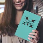 My Personal Memories Custom Engraved Thoughts Journal Notebook for Women, Men, Writers, Teachers, Students, Girls, Boys - Personalized and Monogrammed (Teal)