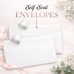 Paper 'n Such Gift Certificates for Business - Set of 25 with Envelopes -Salon, Restaurants, Custom Client Vouchers for Birthday, Work-Heavyweight Card Stock- Spa Gift Card - Floral