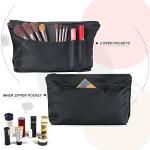 BeeGreen Initial Canvas Tote Bags Personalized Birthday Mothers Day Gifts for Women Mother Grandma Embroidery Monogram Bags with Leather Handle Organized Inner Pocket H