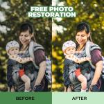 4GIFTSAKE Personalized Photo Rock Slate Frame - Custom Stone Plaque Picture Frame - Gifts for Mothers Fathers Day Wedding Birthday Christmas Memorial Pet Photo - Souvenir Slate Gift - Own Photo & Text