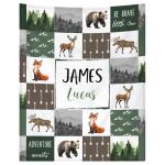 Personalized Baby Blanket for Boys with Name