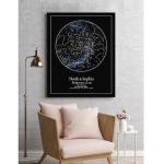 BOTTEGAARTS Custom Star Map – The Night You Were Born – Personalized Baby Star Map Print with Name, Birth Date & Location – Unique Newborn Gift, Baby Nursery Wall Art