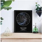 BOTTEGAARTS Custom Star Map – The Night You Were Born – Personalized Baby Star Map Print with Name, Birth Date & Location – Unique Newborn Gift, Baby Nursery Wall Art