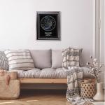 BOTTEGAARTS Custom Star Map – The Night You Were Born – Personalized Baby Star Map Print with Name, Birth Date & Location – Unique Newborn Gift, Baby Nursery Wall Art