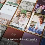 Custom Hardcover Family Memory Keepsake Book + Storied Starter Cards (78 Cards) - Complete Legacy Bundle Gift for Grandparents & Parents - Preserve Family Stories & Memories