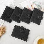 Passport Holder Wallet Cover Personalized Letter A-Z Travel Wallet RFID Blocking Passport Cover Wallet Case for Travel Passport Book Holders for Women and Men, Black-D