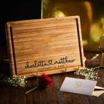 Personalized Wood Engraved Cutting Board - Valentines Day Gifts for Her - Unique Present for Wedding, Anniversary, Housewarming, Birthday, Holiday, or Romantic Gift Idea for Friends, Family, Mom, Dad
