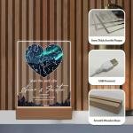 Custom The Night We Met Star Map Night Lights - Personalized Anniversary Christmas Valentine's Day Gift Couples Gift - Engagement Wedding Gift (NL Star Map A2)