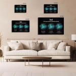 TM TEEMAN Personalized Star Map For Specific Date Gift For Family, Family Star Map Print Poster/Canvas, Personalized Housewarming Gift For Family, Couple, Dad, Mom, Anniversary