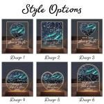 Custom The Night We Met Star Map Night Lights - Personalized Anniversary Christmas Valentine's Day Gift Couples Gift - Engagement Wedding Gift (NL Star Map A2)