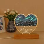 Custom The Night We Met Star Map Night Lights - Personalized Anniversary Christmas Valentine's Day Gift Couples Gift - Engagement Wedding Gift (NL Star Map A2)
