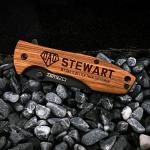 Personalized Engraved Oak Pocket Knife for Him