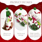 Personalized Snowman Christmas Ornament 2025, Custom Engraved Names & Year, Custom Polyresin Hanging Snowman Ornament for Xmas Tree Decoration Holiday Family Decor Gifts (Family of 3)