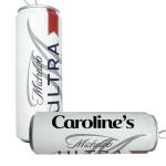 Michelob Ultra Beer Can Christmas Ornament – Personalized Officially Licensed 4" Slim Can Holiday Decoration, Unique Gift for Beer Lovers, Bar Décor, Custom Name Ornament