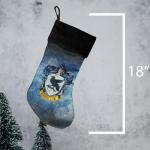 Ravenclaw Christmas Stocking - Personalized Harry Potter Hogwarts School of Witchcraft and Wizardry House Crest Holiday Decoration with Custom Name