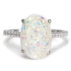 DIY Sterling Silver Oval Ashes Ring KIT, Ashes Jewellry KIT, Ashes Keepsake, Memorial Gifts for Loss of Pet/Loved One, Memorial Ring, Cremation Jewelry for Ashes, Unique Holiday Gift (Silver, 9)