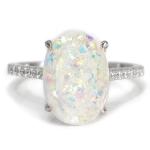 DIY Sterling Silver Oval Ashes Ring KIT, Ashes Jewellry KIT, Ashes Keepsake, Memorial Gifts for Loss of Pet/Loved One, Memorial Ring, Cremation Jewelry for Ashes, Unique Holiday Gift (Silver, 9)