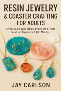 RESIN JEWELRY & COASTER DIY KIT FOR ADULTS : UV Resin, Silicone Molds, Pigments & Tools – Great for Beginners & Gift Makers