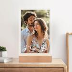 KoxSmar Custom Picture Frame, Personalized Photo Frame, Customized Picture Frames, Personalized Anniversary Birthday Gifts for Women Men Her Him Girlfriend Boyfriend Couple Mom Dad Family