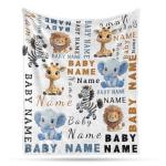 Custom Name Fleece Blanket - Perfect for Kids