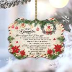 HYTURTLE to My Daughter Christmas Ornament 2025 Tree Decoration, Daughter Gifts from Mom, Mother, Inspirational Gift Idea for Her, Girls, Women, Holiday Decor Aluminum Ornament Keepsake for Daughters