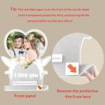 KoxSmar Custom Picture Frame, Personalized Photo Frame, Customized Picture Frames, Personalized Anniversary Birthday Gifts for Women Men Her Him Girlfriend Boyfriend Couple Mom Dad Family