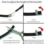 Personalized Christian Braided Rope Bracelet for Men